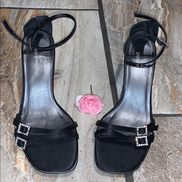 Black Strappy Heels
